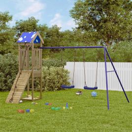 MOAMERE Outdoor Playset Impregnated Wood - Pine