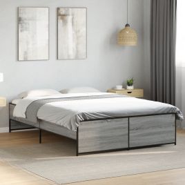 Bedframe Grey Sonoma 140x190cm