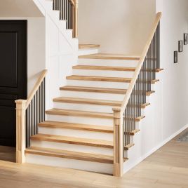 Stair Treads 4 Pieces Untreated 120x30x2 cm Solid Wood Oak
