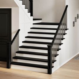 Stair Treads 4 pcs Dark Brown 120x25x2 cm Solid Wood Oak