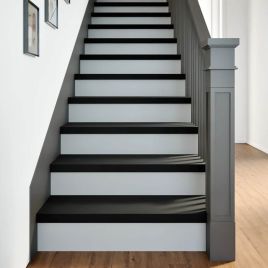 Stair Treads 2 pcs Dark Brown 80x25x2 cm Solid Wood Oak