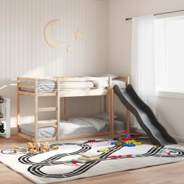 Bunkbed with Slide and Ladder 80x200cm