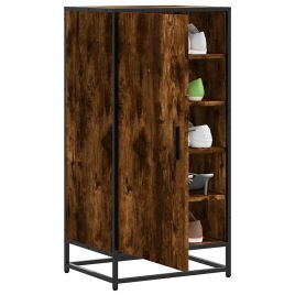 OUTLAW Tall Shoe Rack Smoked Oak