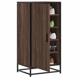 OUTLAW Tall Shoe Rack Brown Oak