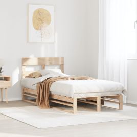 Bedframe 100x200cm Solid Wood Pine