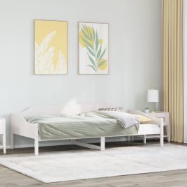 Bedframe White 80x200cm Solid Wood Pine