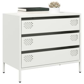 Sideboard White 68x39x58.5 cm Cold-rolled Steel