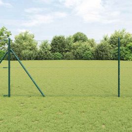 Hexagon Fence Grey 1.4x50 m Steel