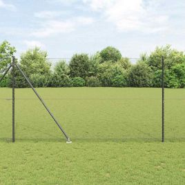 Hexagon Fence Grey 1.6x50 m Steel