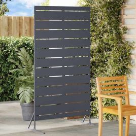 Privacy Screen, Anthracite, 100x50x180 cm, Steel