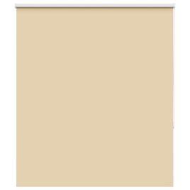 Roller Blind Blackout Beige 130x150 cm Fabric Width 126.6 cm Polyester