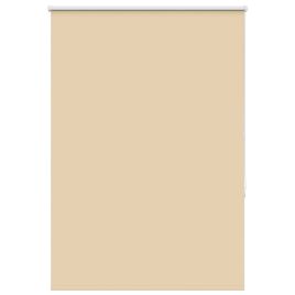 Roller Blind Blackout Beige 100x175 cm Fabric Width 95.7 cm Polyester