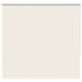 Roller Blind Blackout Off White 160x150 cm Fabric Width 156.6 cm Polyester
