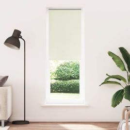 Roller Blind Blackout Off White 85x230 cm Fabric Width 80.7 cm Polyester