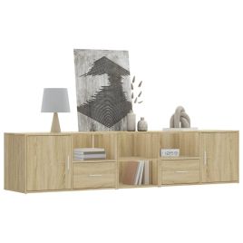 Corner Cabinet Sonoma Oak 200x40x45 cm Engineered Wood