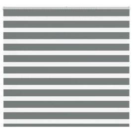 Zebra Blind Dark Grey 160x150 cm Fabric Width 155.9 cm Polyester