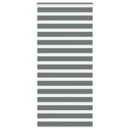 Zebra Blind Dark Grey 115x200 cm Fabric Width 110.9 cm Polyester