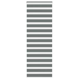 Zebra Blind Dark Grey 80x230 cm Fabric Width 75.9 cm Polyester