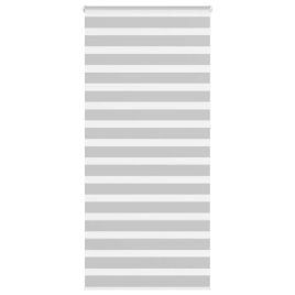 Zebra Blind Light Grey 95x230 cm Fabric Width 90.9 cm Polyester