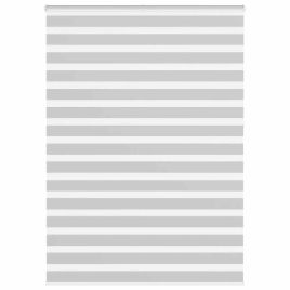 Zebra Blind Light Grey 160x230 cm Fabric Width 155.9 cm Polyester