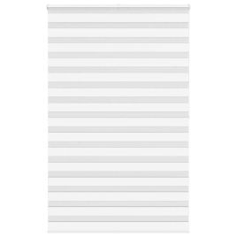 Zebra Blind White 150x200 cm Fabric Width 145.9 cm Polyester