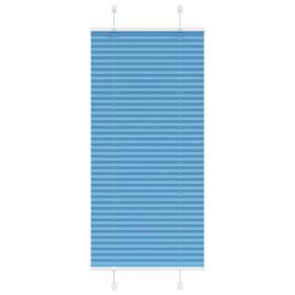 Pleated Blind Blue 65x100 cm Fabric Width 64.4 cm Polyester