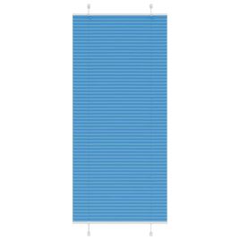 Pleated Blind Blue 95x200 cm Fabric Width 94.4 cm Polyester