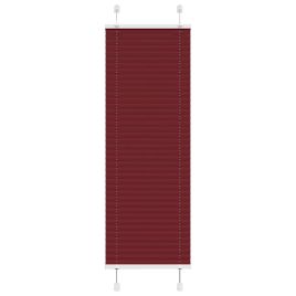 Pleated Blind Bordeaux Red 40x150 cm Fabric Width 39.4 cm Polyester