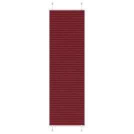 Pleated Blind Bordeaux Red 55x200 cm Fabric Width 54.4 cm Polyester