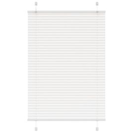 Pleated Blind White 100x150 cm Fabric Width 99.4 cm Polyester