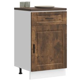 Kitchen Base Cabinet Porto Smoked Oak Engineered Wood