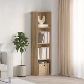 Book Cabinet/TV Cabinet Artisan Oak 36x30x143cm Engineered Wood