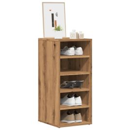 SUMMIT Small Shoe Cabinets 2 Pieces Artisan Oak