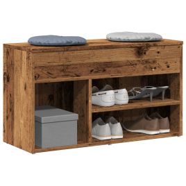 RAVEN Medium Shoe Bench Old Wood