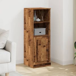 Highboard Old Wood 36x35.5x103.5 cm Engineered Wood