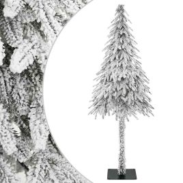 SNOLYN Artificial Christmas Tree White 76 x 76 x 180 cm