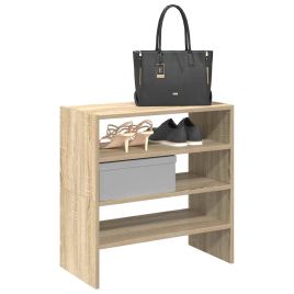 MARINER Small Shoe Racks 2 Pieces Stackable Sonoma Oak