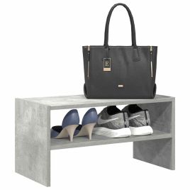 MARINER Small Shoe Rack Stackable Concrete Grey