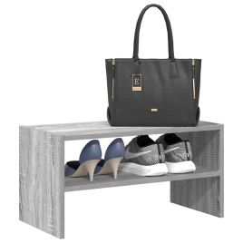 MARINER Small Shoe Rack Stackable Grey Sonoma