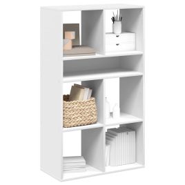 Book Cabinet White 66x31x112 cm Engineered Wood