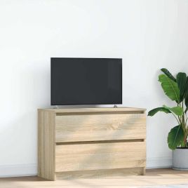 TV Cabinet Sonoma Oak 80x35x54 cm Engineered Wood