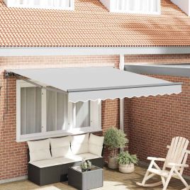BEHAL Awning Frame Manual Anthracite 3x2.5 m Powder-coated Steel