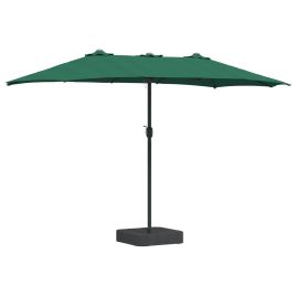 TAGLEN Garden Parasol 385x209x244 cm Polyester - Green