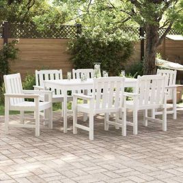 TITHAL Garden Chair 6 pcs 65.5x59x88 cm Polyethylene - White