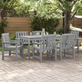 TITHAL Garden Chair 6 pcs Light 65.5x59x88 cm Polyethylene - Grey