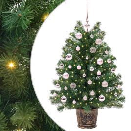 COZLYN Artificial Christmas Tree with 150 LEDs Green 95 cm PE and PVC