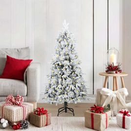 ELMIX Artificial Hinged Christmas Tree Green 120 cm PE and PVC