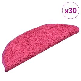 Stair Mats 30 pcs Pink 56x17x3 cm