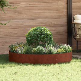 DASCOVE Planter Ring 120x120x20 cm Weathering Steel - Brown