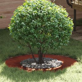 DASCOVE suitable for Flat Tree Ring Dia 40/70 cm Weathering Steel - Brown